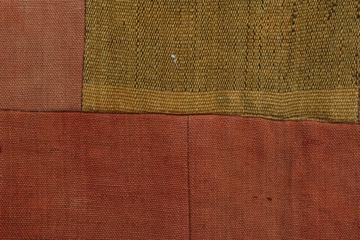 Mustard & Peach - Patchwork Handmade Vintage Area Rug
