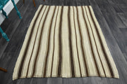 1960'lardan Anadolu kökenli oryantal desenli el dokuma vintage kilim, 152x201 cm