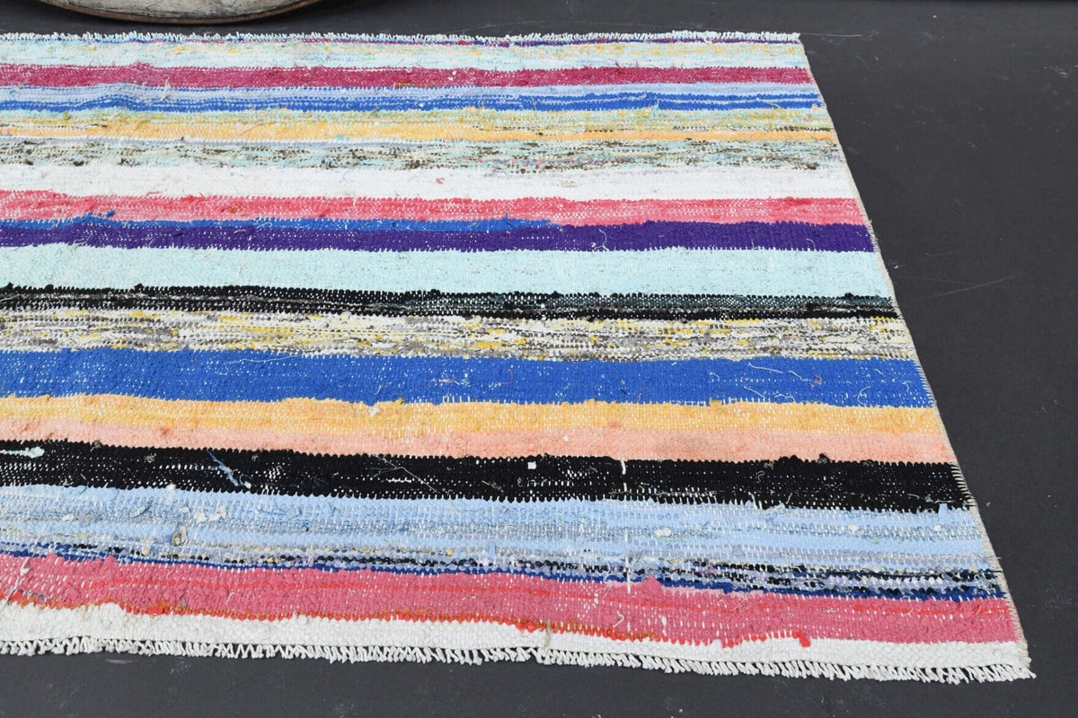 Antre için oryantal desenli el dokuma vintage kilim – 86x175 cm