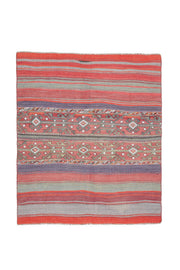 Handmade Vintage Kilim Area Rug