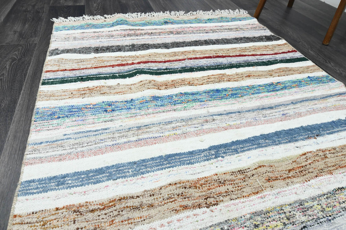 Handmade Vintage Kilim Runner Rug