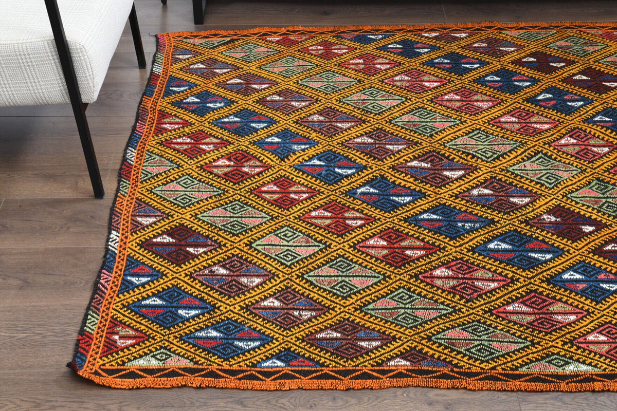 Tek parça el dokuma vintage kilim 158x233 cm (3,68 m²) – Pera Halı