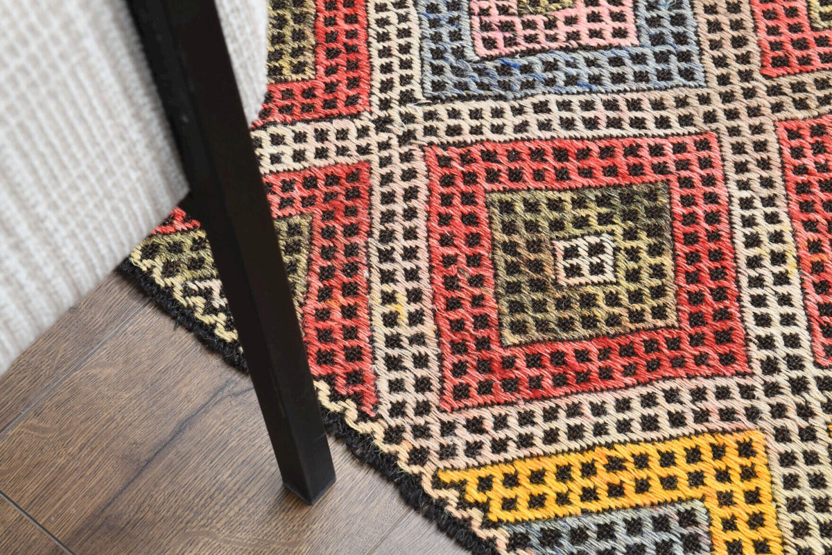 Tek parça el dokuma vintage kilim 158x201 cm (3,18 m²) – Pera Halı