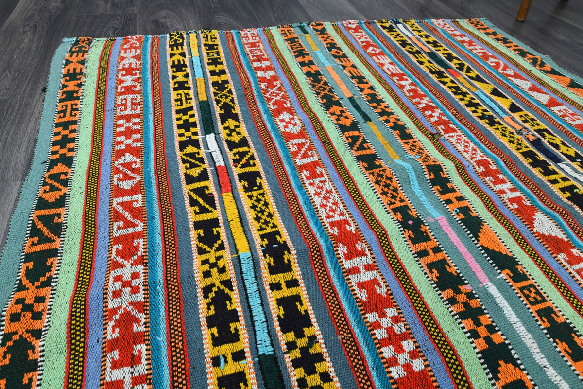 Vintage Ikat Design Rug