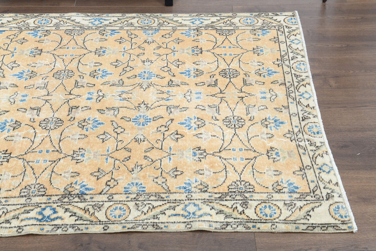 Tek parça el dokuma vintage halı 111x191 cm (2,12 m²) – Pera Halı