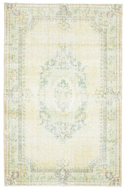 Circlet - Moss Green Vintage Oushak Carpet