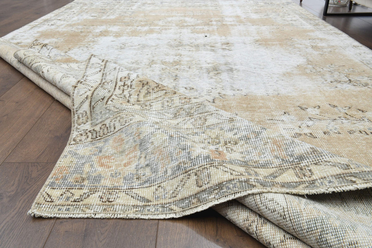 El yapımı vintage halı 183x305 cm yün