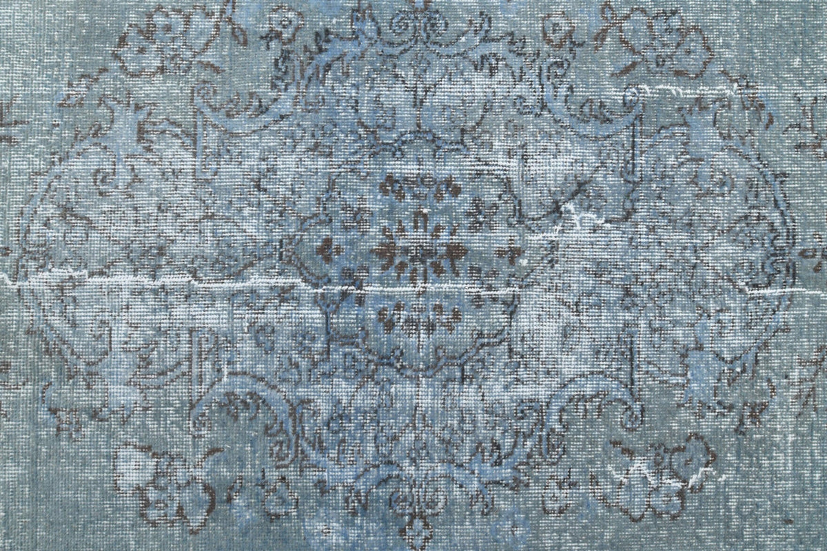 El yapımı vintage halı 183x274 cm oryantal desenli yün