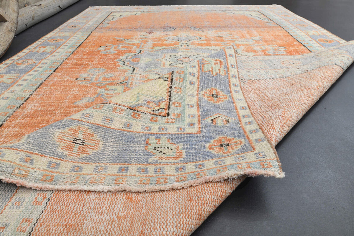 Tek parça el dokuma vintage halı 176x279 cm (4,91 m²) – Pera Halı