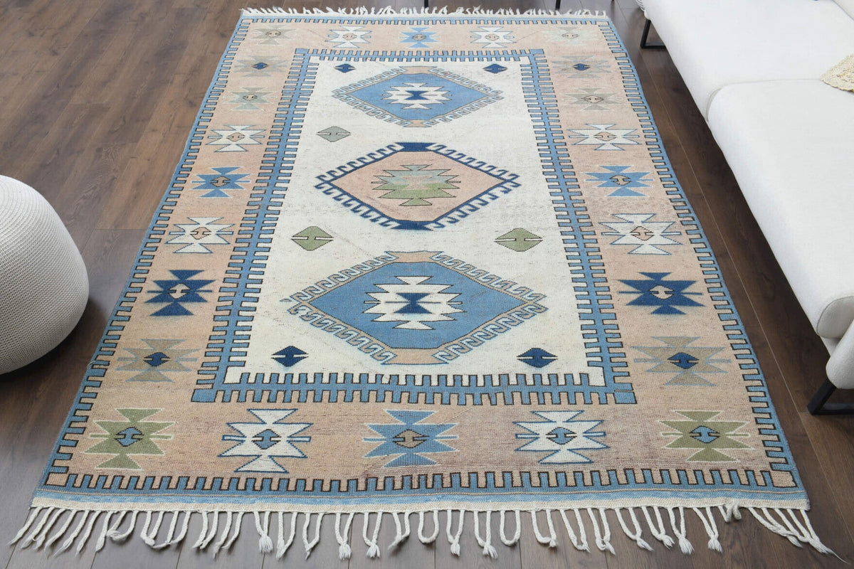 Handmade Milas Vintage Area Rug