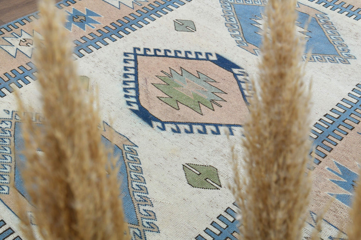 Handmade Milas Vintage Area Rug