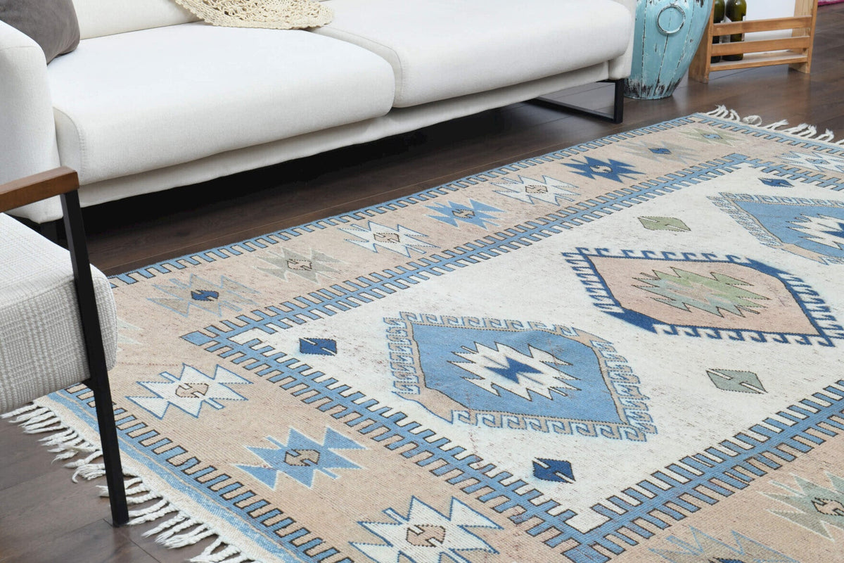 Handmade Milas Vintage Area Rug