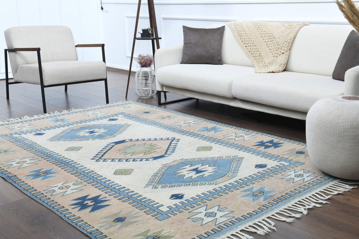Handmade Milas Vintage Area Rug