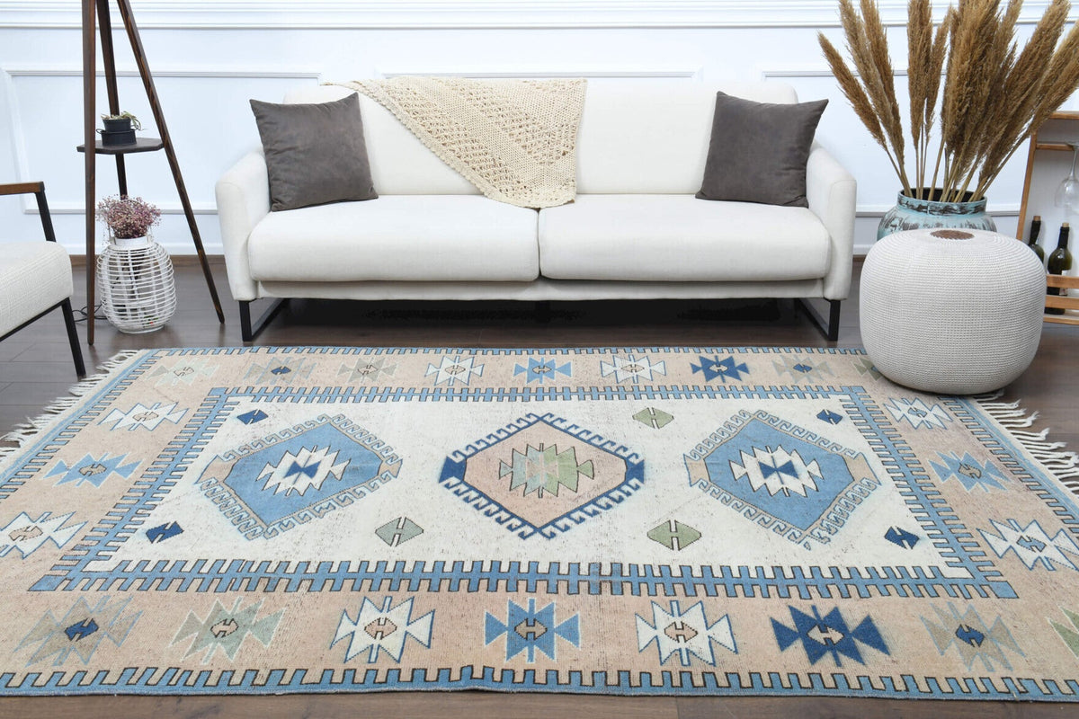 Handmade Milas Vintage Area Rug