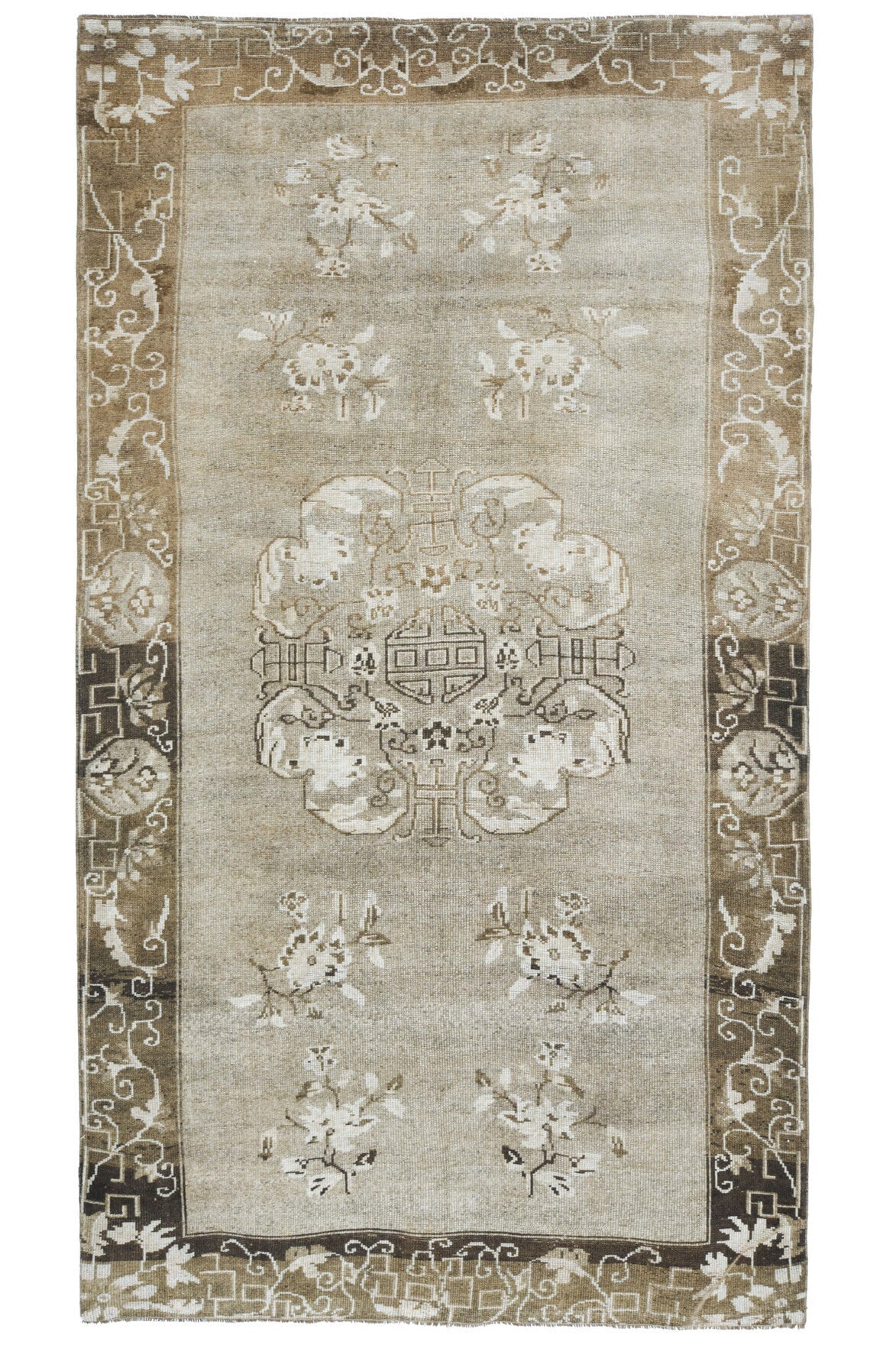Handmade Vintage Oushak Area Rug
