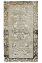 Handmade Vintage Oushak Area Rug