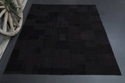 1960'lardan Anadolu kökenli oryantal desenli el dokuma vintage kilim, 200x237 cm