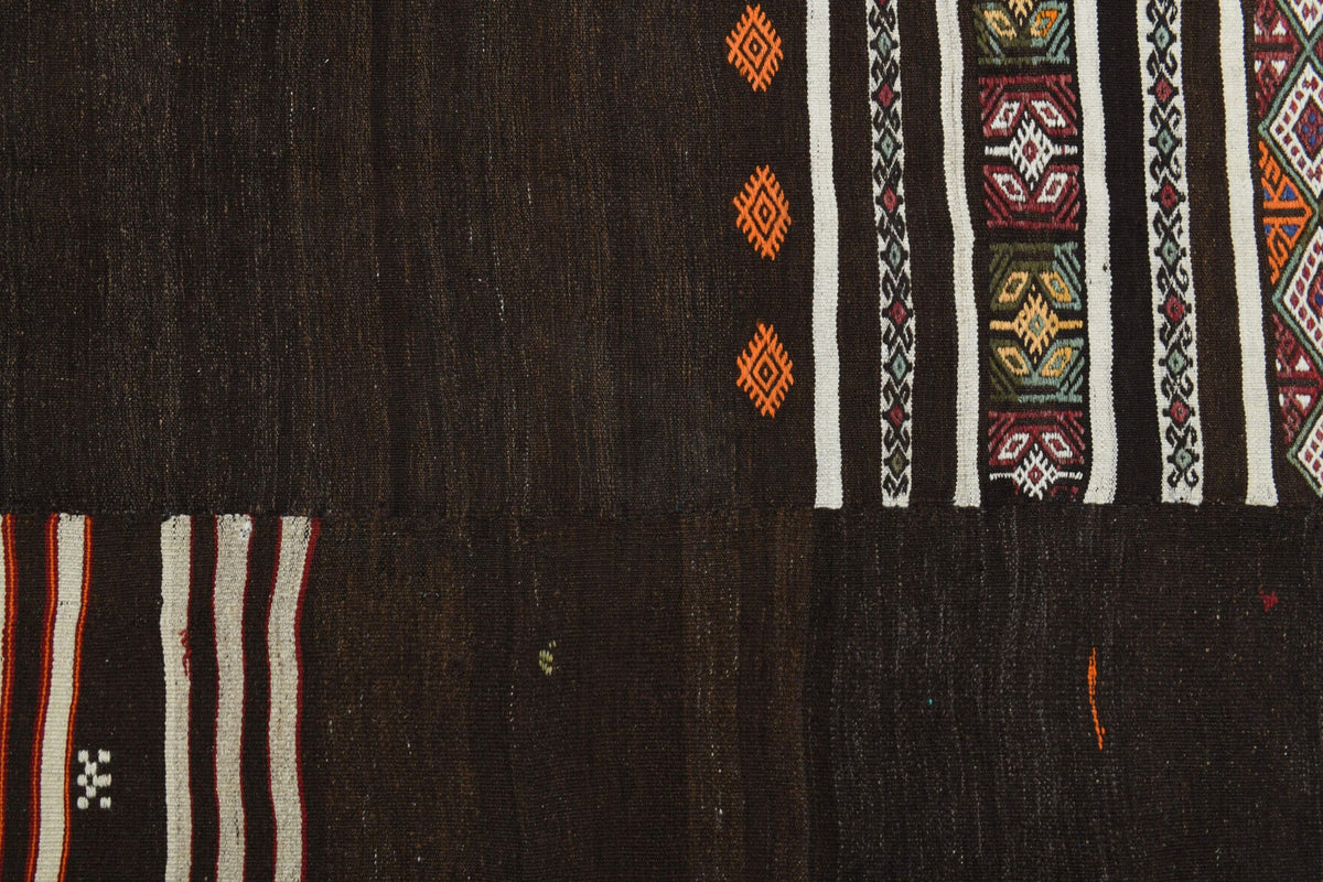 4,6 m² el dokuma vintage kilim – Anadolu, 1960'lar