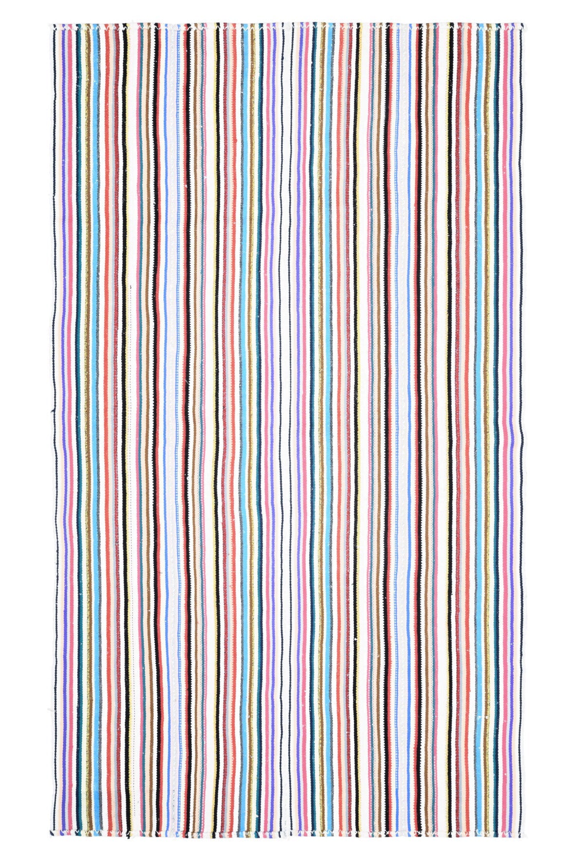 Stiped Flatweave Vintage Rug