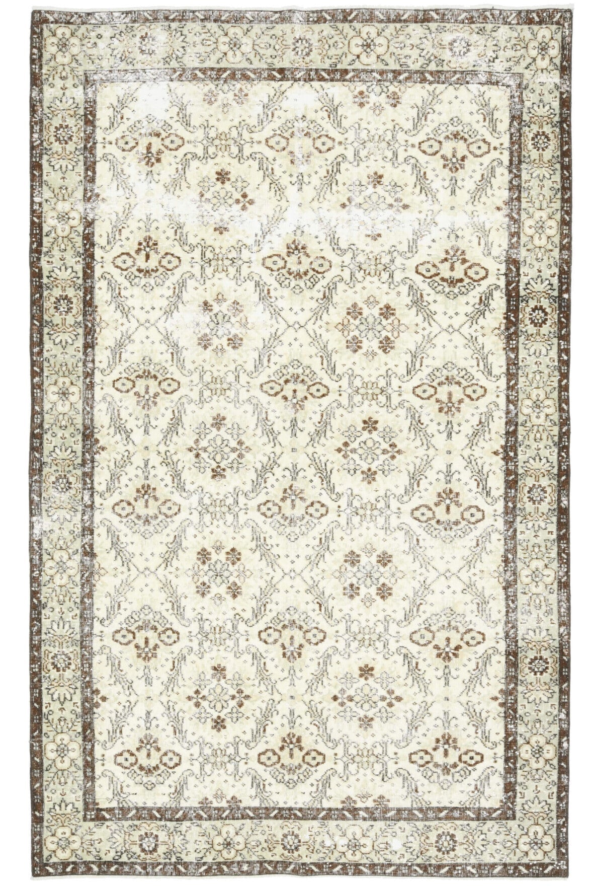 Handmade Vintage Area Hereke Rug