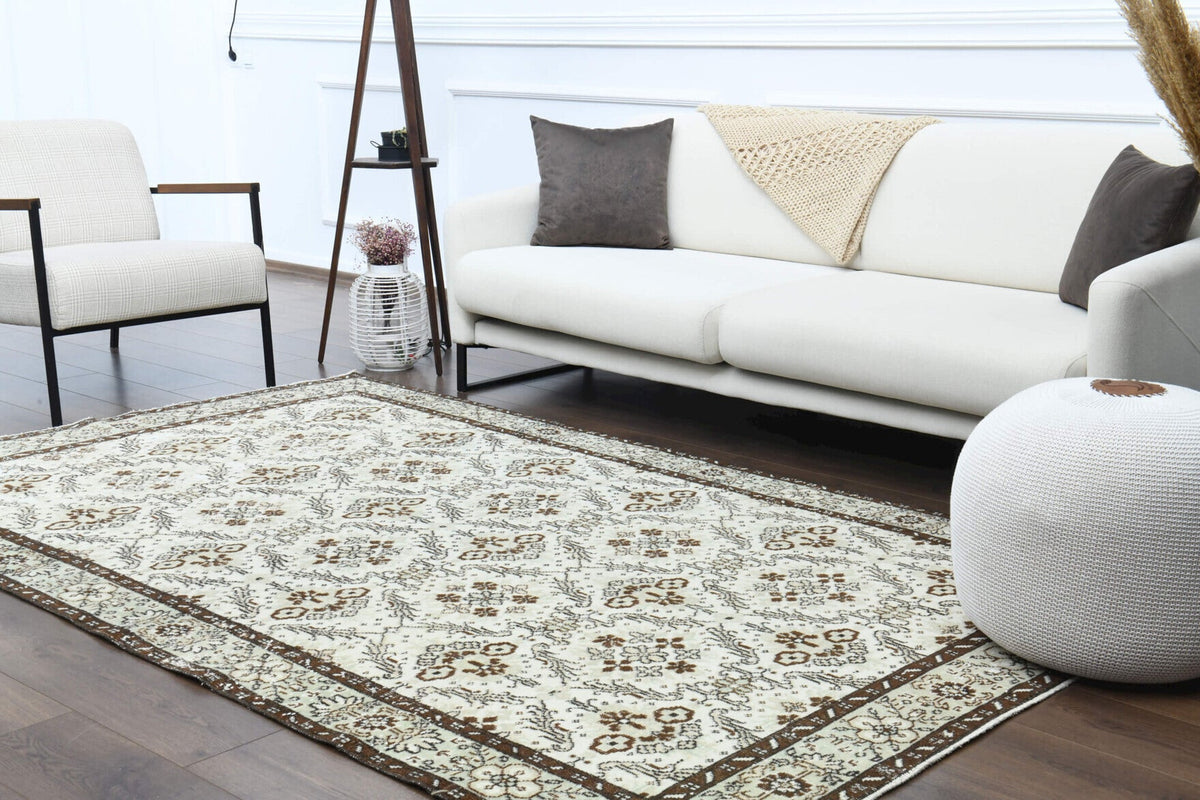 Handmade Vintage Area Hereke Rug