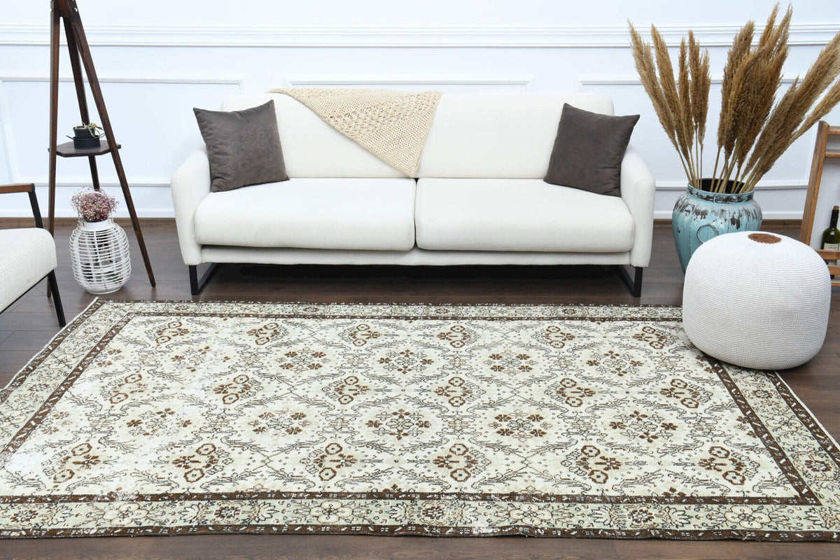 Handmade Vintage Area Hereke Rug