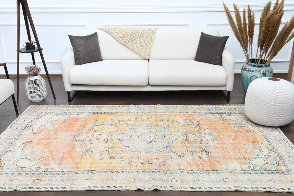 Handmade Anatolian Vintage Area Rug
