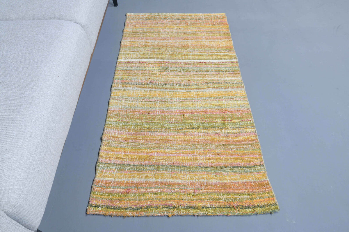 Handmade Vintage Oushak Rug