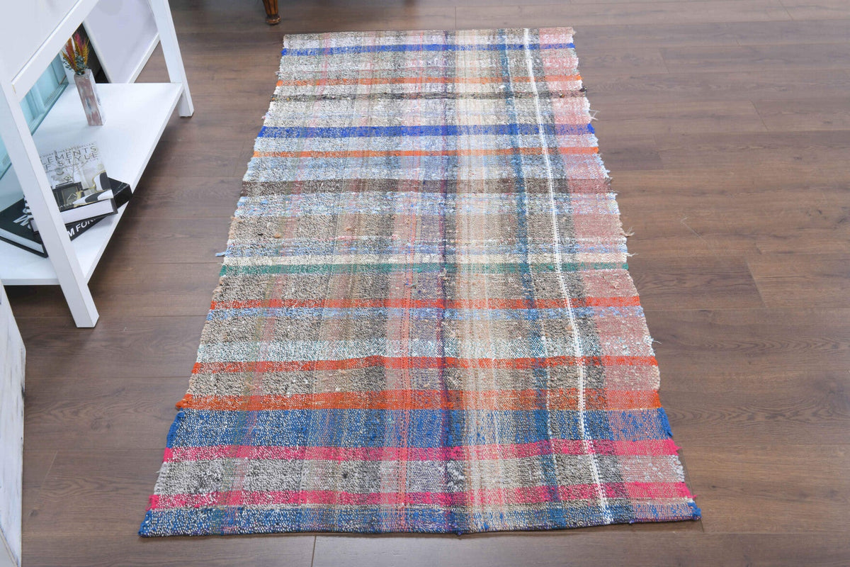 Vintage Turkish Kilim Rug Runner