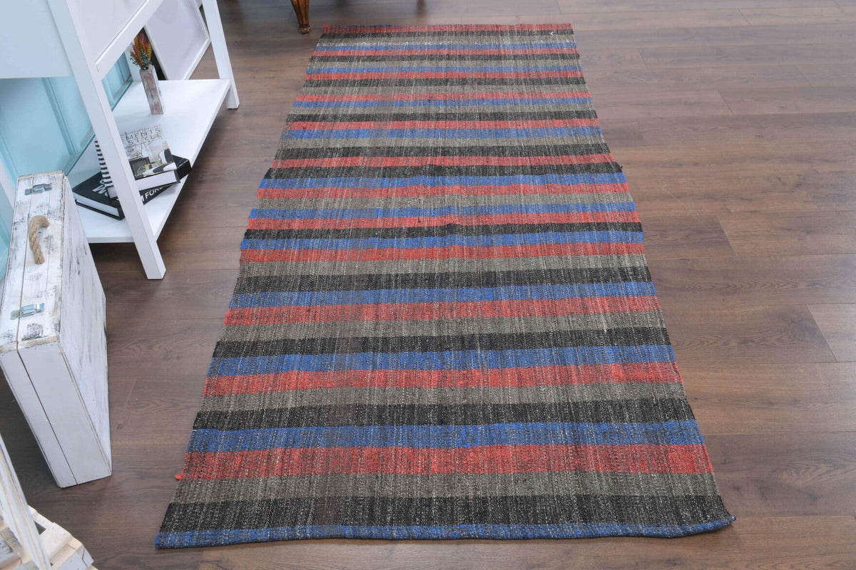 Handmade Vintage Oushak Runner Rug