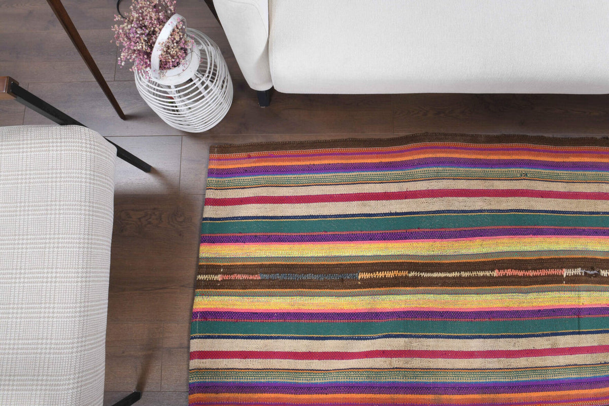 Tek parça el dokuma vintage kilim 167x231 cm (3,86 m²) – Pera Halı