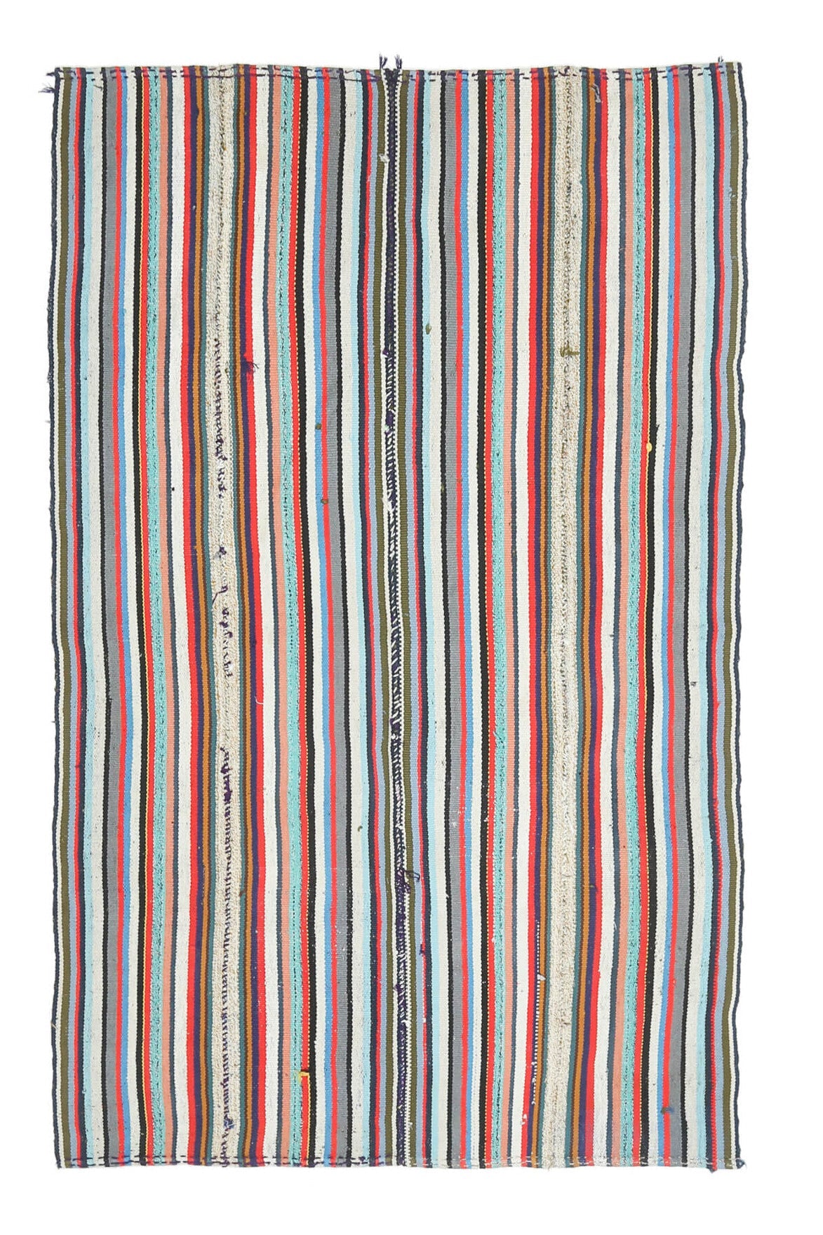 Colorful Handmade Vintage Rug