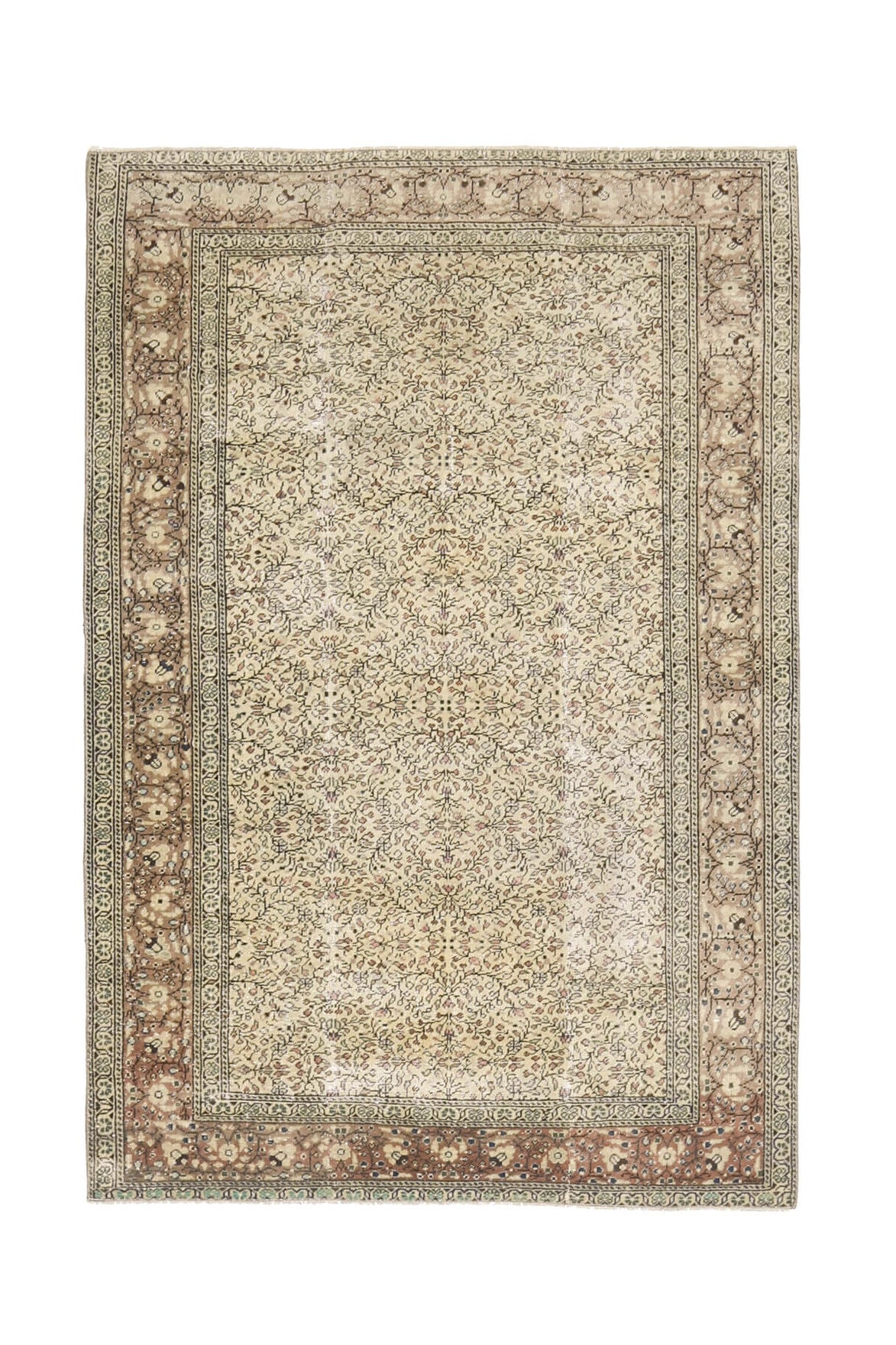 Handmade Vintage Hereke Rug