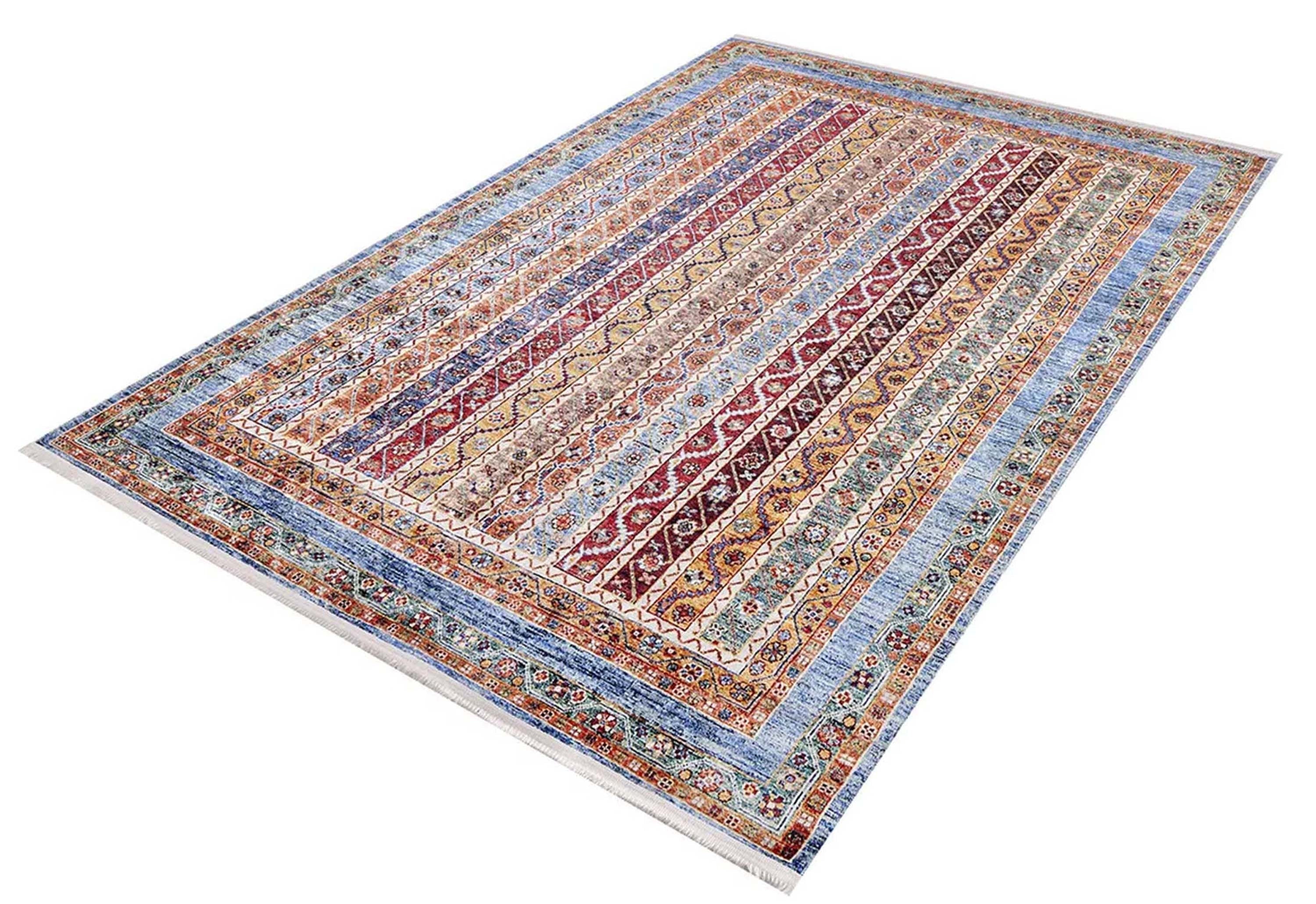 Renkli Çizgili Vintage Halı - Pera Halı