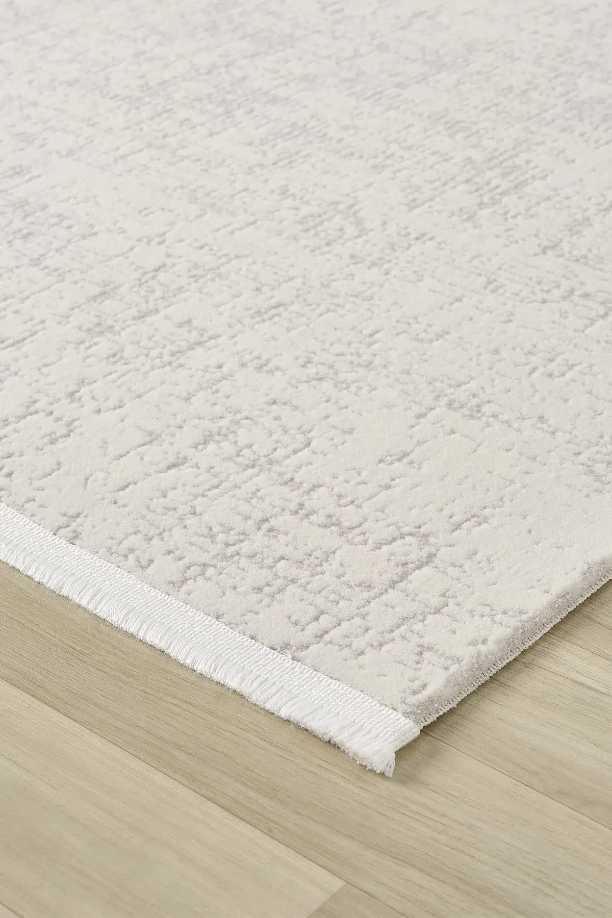 Krem-Gri Modern Mimari Çizgili Prestij Salon Halısı 8080KI – 200x290cm ebat