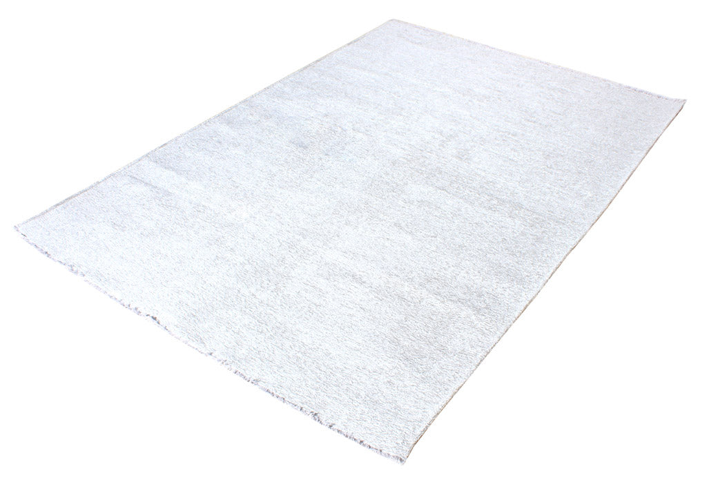 Gümüş Pamuk Polyester Modern Düz Yıkanabilir Antibakteriyel Halı