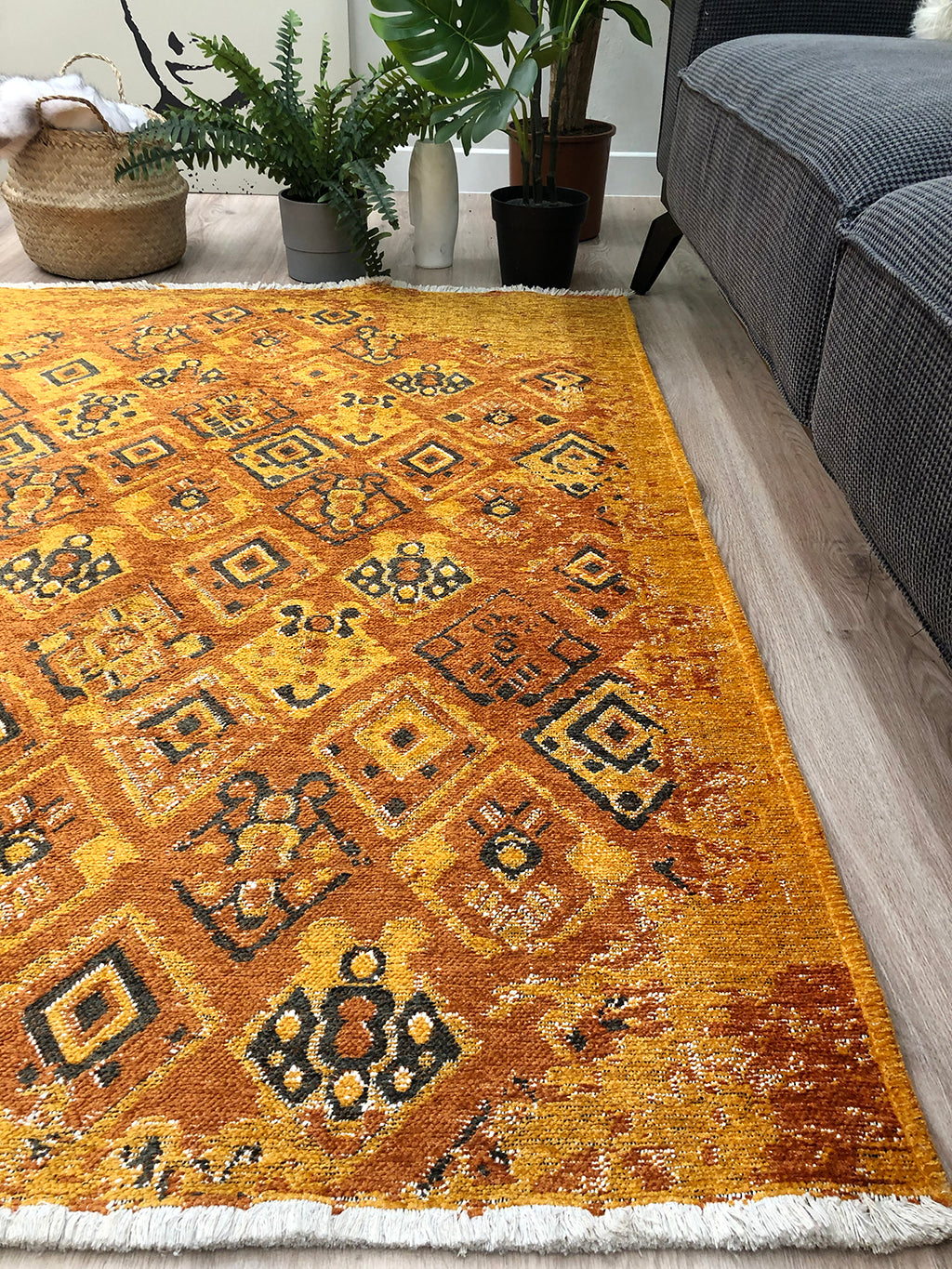 MORETTİ SİDE 015-B TURUNCU-MULTİ - Pera Halı