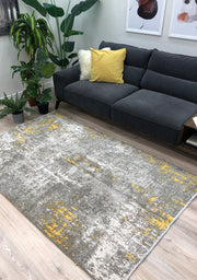 MORETTİ SİDE 10407-F SARI-GRİ - Pera Halı