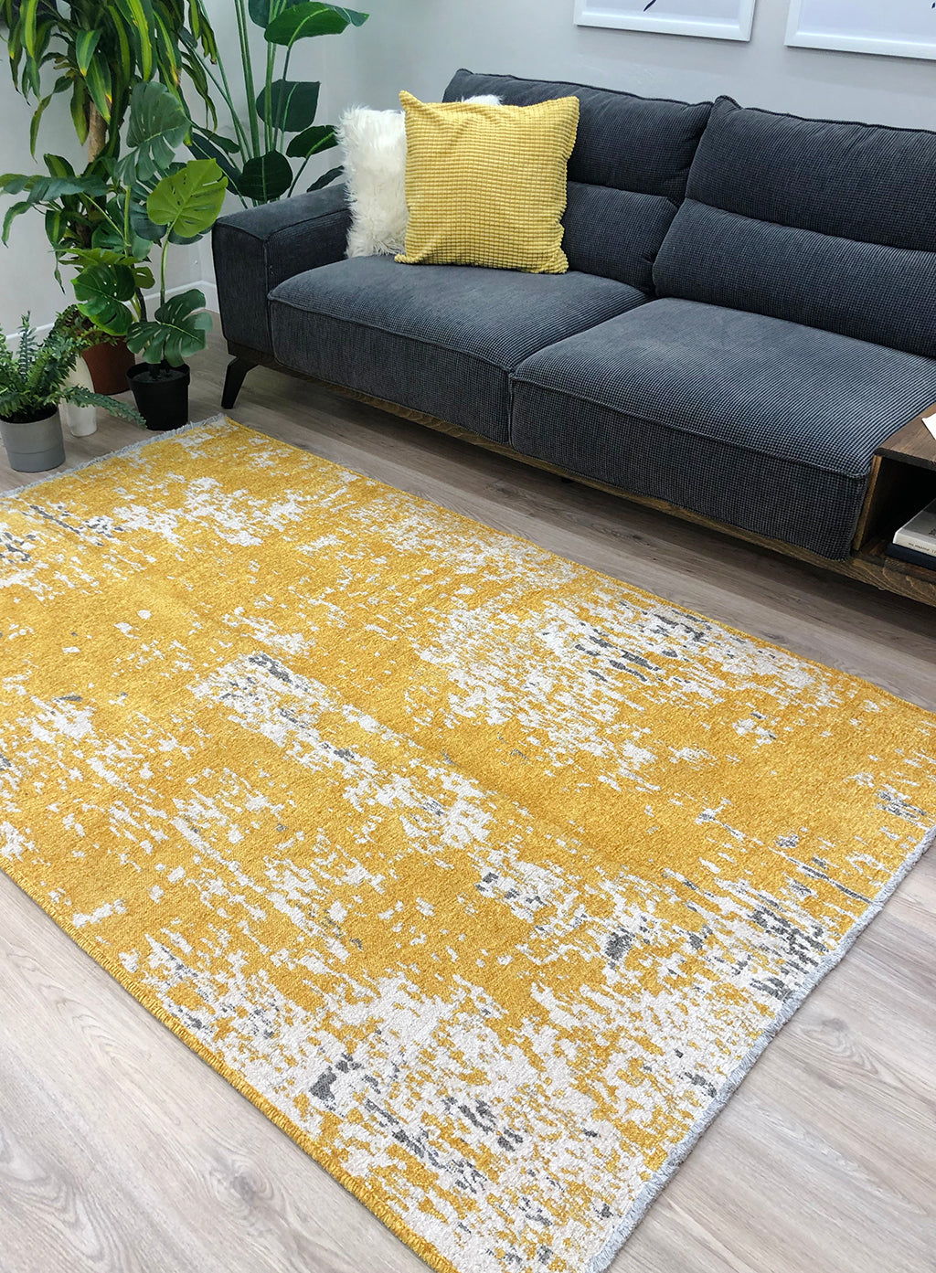 MORETTİ SİDE 10407-F SARI-GRİ - Pera Halı