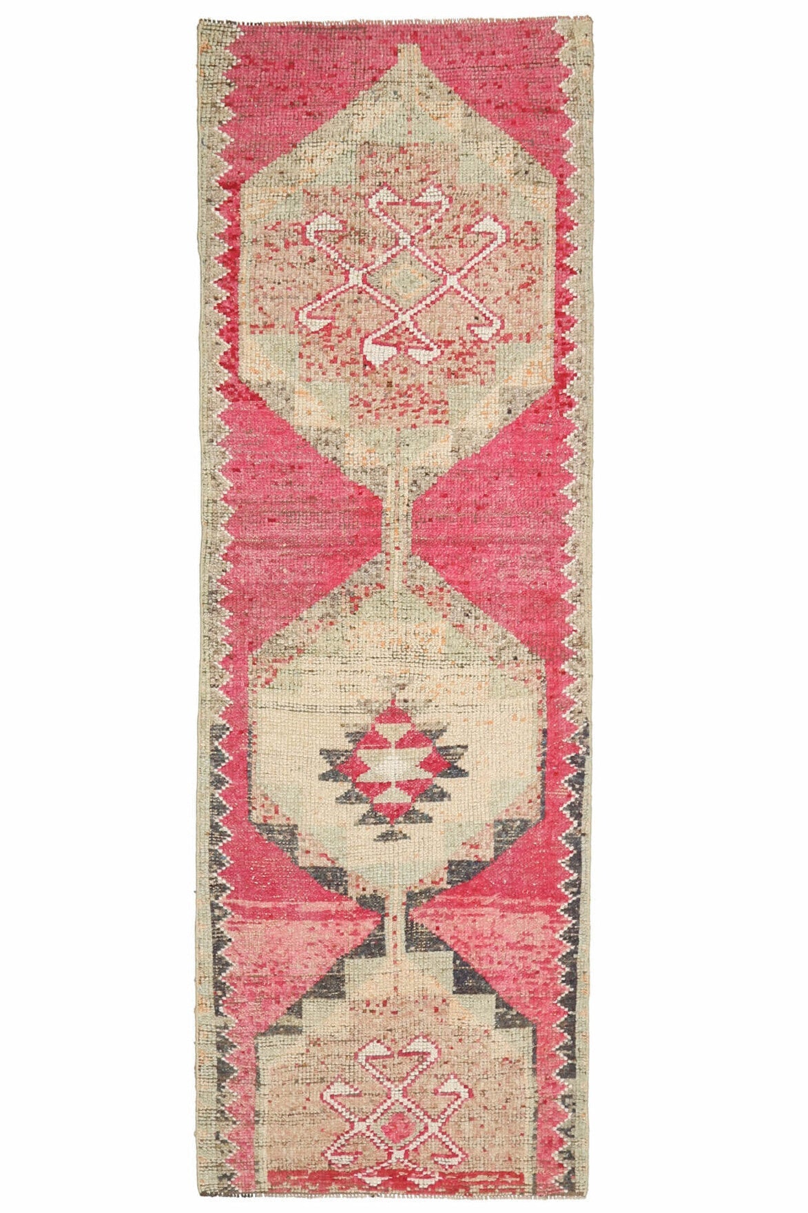 1970s - Hot Pink Runner Rug