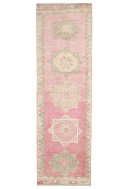 3x12 Vintage Turkish Runner Rug
