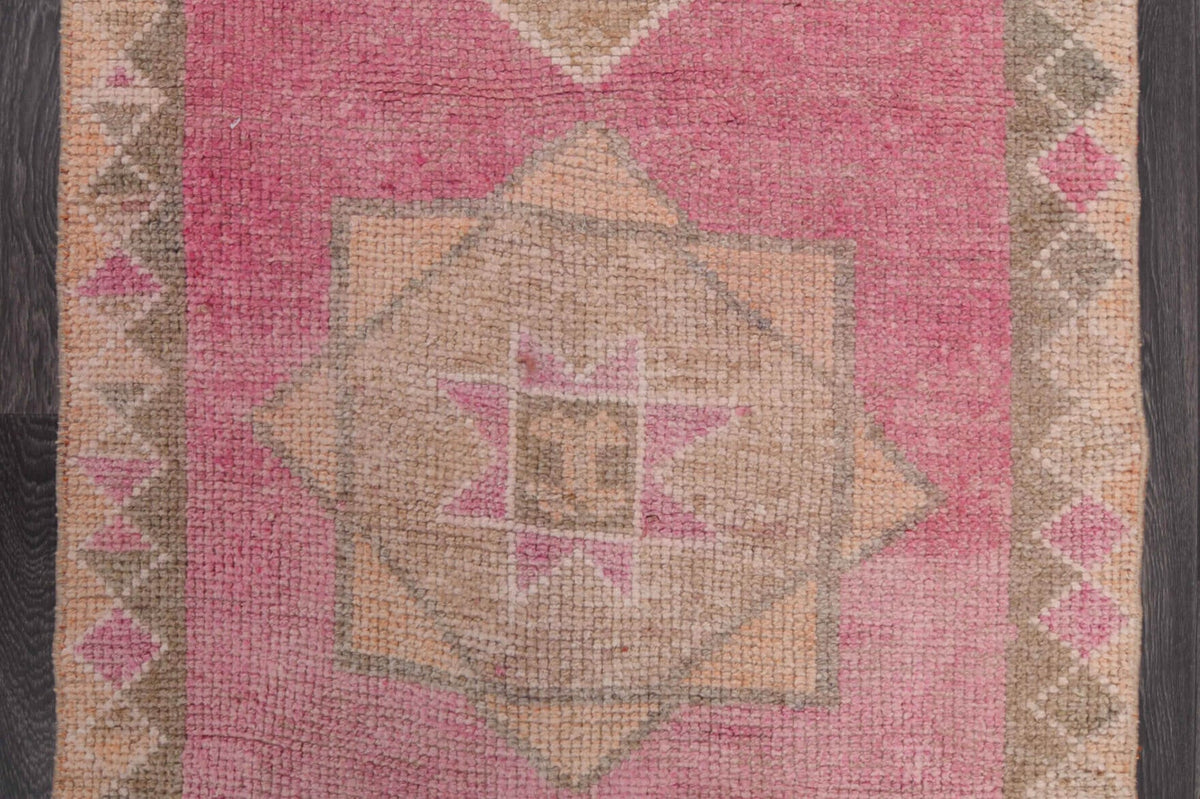 3x12 Vintage Turkish Runner Rug