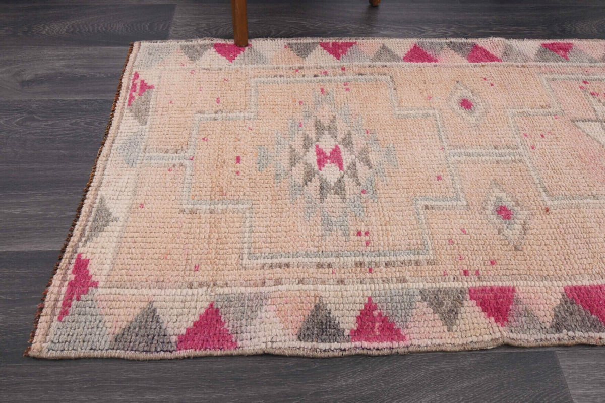 Tek parça el dokuma vintage yolluk 80x304 cm (2,43 m²) – Pera Halı