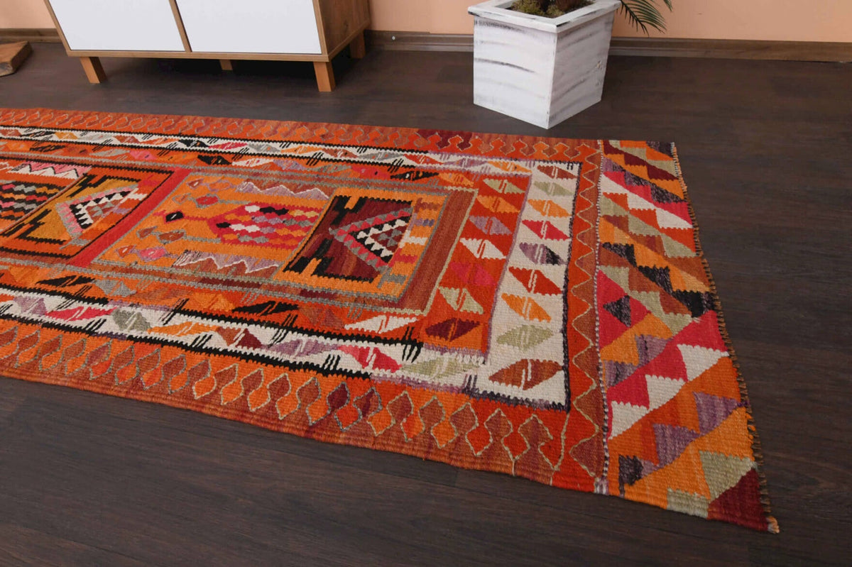 Tek parça vintage kilim yolluk 95x294 cm (2,79 m²) – Pera Halı