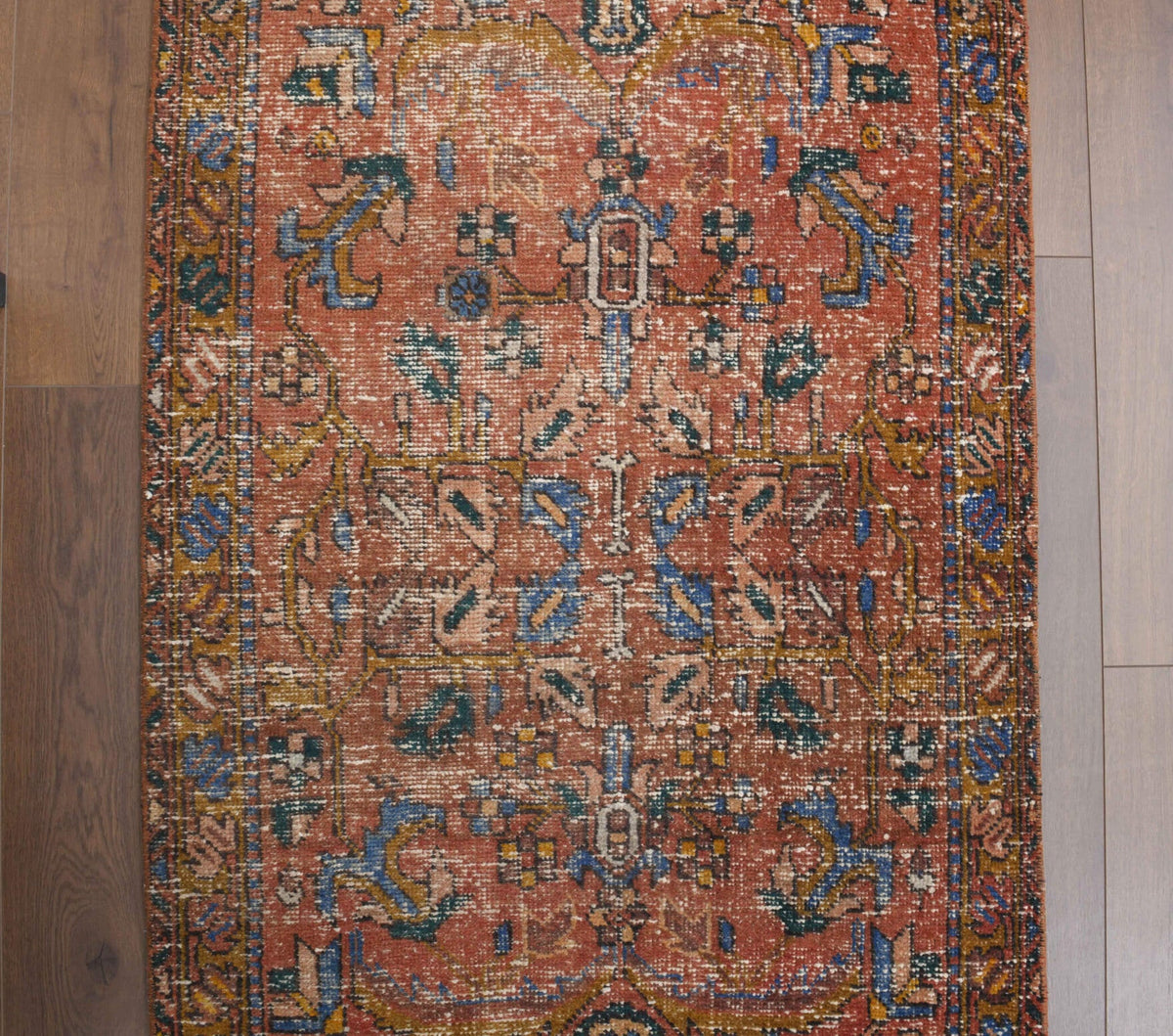 Tek parça el dokuma vintage yolluk 90x310 cm (2,79 m²) – Pera Halı