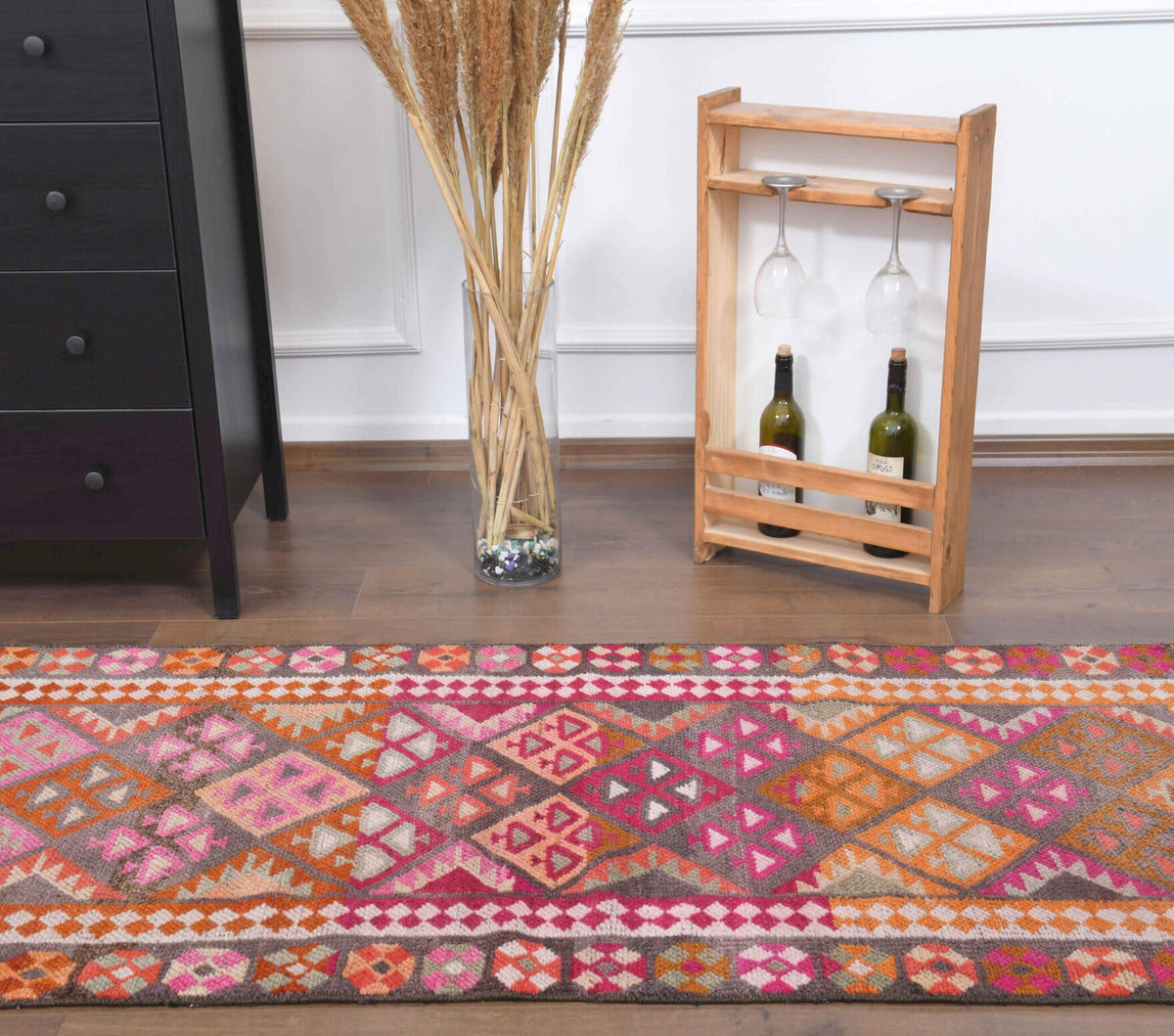 3,31 m² el dokuma vintage yolluk – Anadolu, 1970'ler