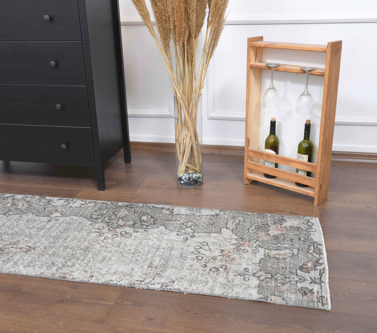 1,9 m² el dokuma vintage yolluk – Anadolu, 1970'ler