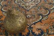 1970'lerden Anadolu kökenli oryantal desenli el dokuma vintage yolluk, 93x340 cm