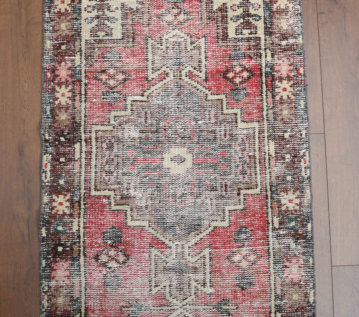 Vintage Oushak Runner Rug