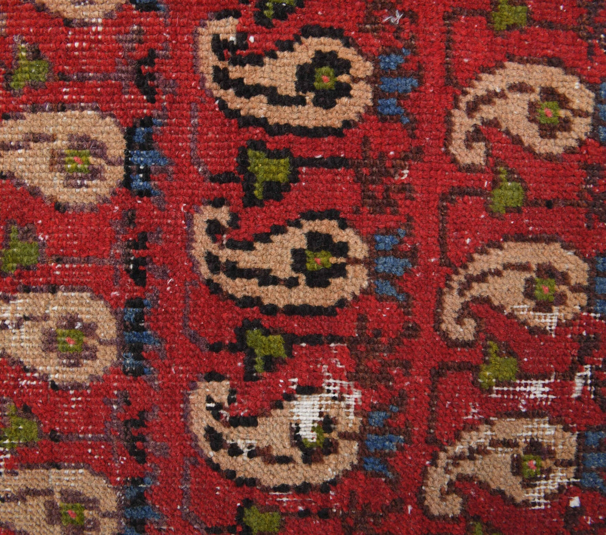 Vintage Red Hereke Runner Rug